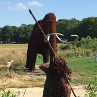Woolly Mammoth and Hunter