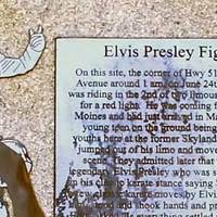 Elvis Fight Site Mini-Monument