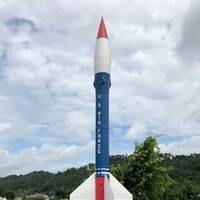 Red, White, and Blue Yeager Rocket