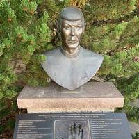 Spock Bust and Handprint