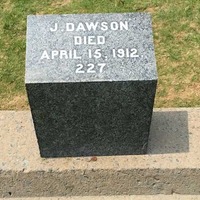Grave of J. Dawson, Titanic Victim