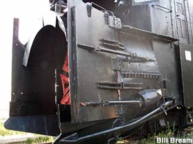 Front blades of the Snow Plow Train.
