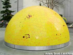 Yellow half-dome of the 