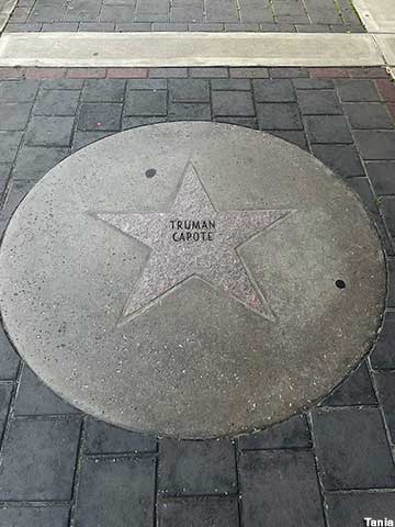 Truman Capote walk of fame star.
