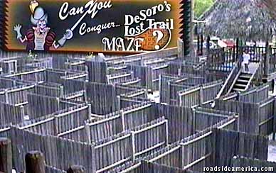 Outdoor maze has survived the Caverns name change. In olden times, a cave tour was enough.