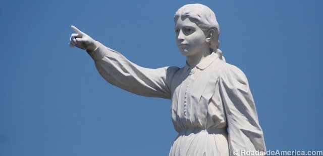 Emma Sansom Statue.