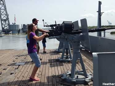 U.S.S Alabama Battleship.