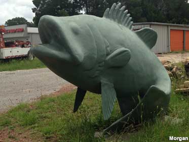 Fish statue.