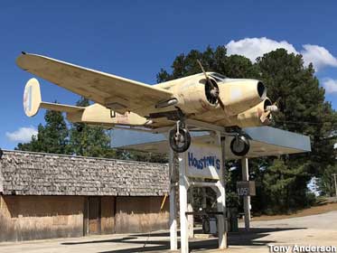Abandoned Airplane Gas Station.