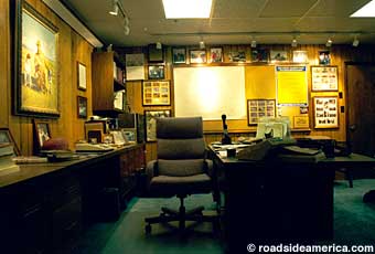 Sam's preserved office.