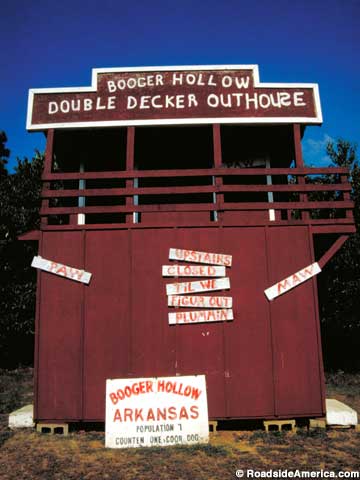 Booger Hollow double decker fell apart after the tourist trap closed.