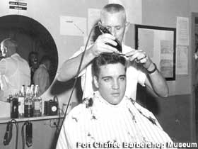 Fort Chaffee barber shop and Elvis.