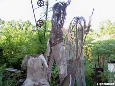 Finton Shaw's Metal Sculpture Garden.