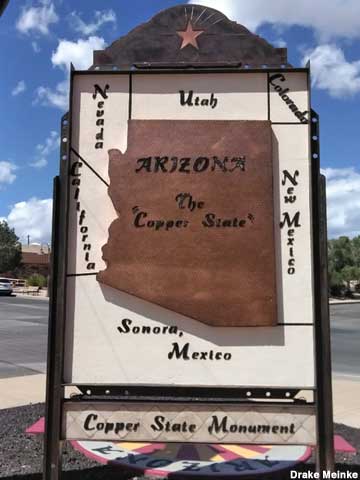 Monument for Arizona, The Copper State.
