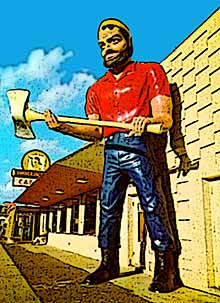 Lumberjack Bunyan, Flagstaff, Arizona.