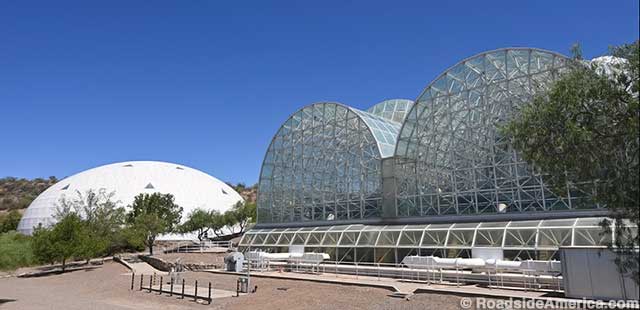 Biosphere 2's greenhouses were supposed to supply all the food needed for long-term survival.