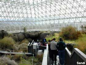 Inside Biosphere II.