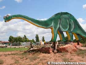 Brontosaurus sign.