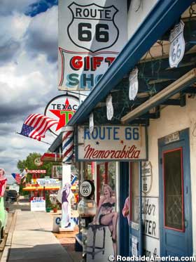 Route 66 Gift Shop.