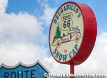 Delgadillo's Snow Cap Drive-In.