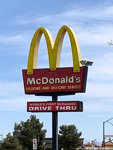 First McDonald's Drive Thru.