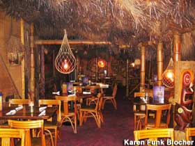 Inside Kon Tiki.