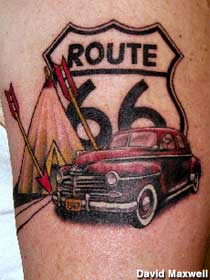 Route 66 Tattoo.