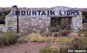 Mountain Lions ruins.
