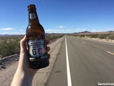 Route 66 Root Beer.