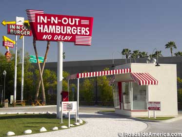 Replica of the First In-N-Out Burger