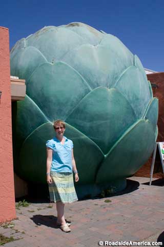Giant artichoke.