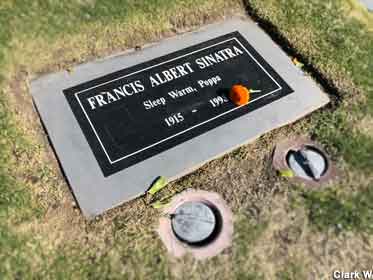 Frank Sinatra grave.