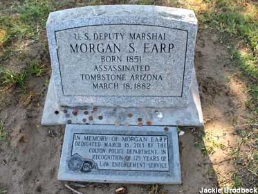 Grave of Morgan Earp.