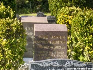 Jose Sarria, Empress Norton grave.
