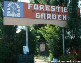 Forestiere Underground Gardens entrance, 1985.