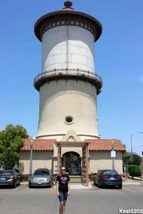 Water tower.