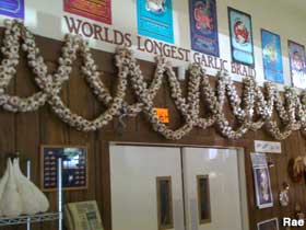 World's Longest Garlic Braid.