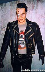 Arnold as the Terminator.