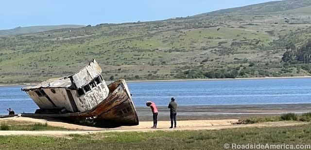 Wreck of the S.S. Point Reyes.