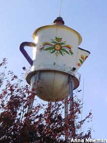 Swedish coffee pot water tower.