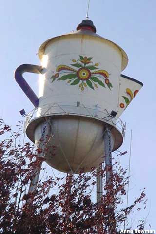 Swedish Coffee Pot Water Tower.