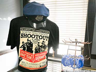 The North Hollywood Shootout has its own gift shop t-shirt.