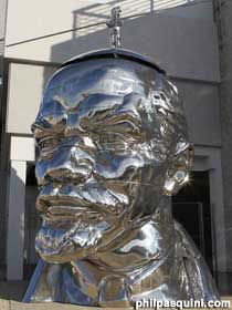 Chrome Lenin head.