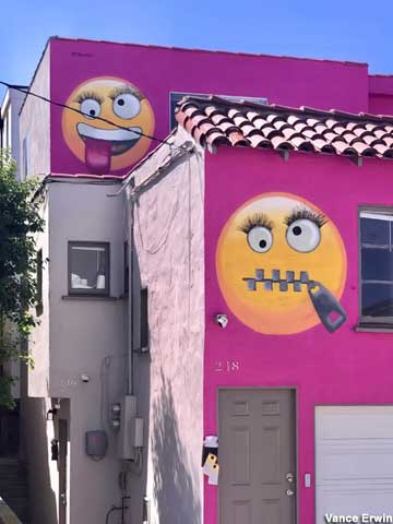 Emoji house.