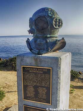 Cannery Row Divers Memorial.