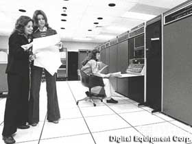 Computer Museum vintage photo.