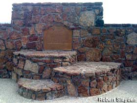 Tule Lake historical marker.