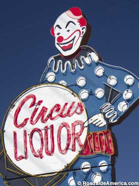 Circus Liquor Clown.