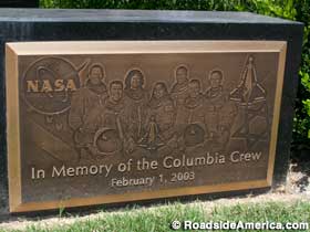 Columbia Crew plaque.