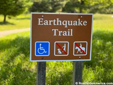 Earthquake Trail is wheelchair accessible.